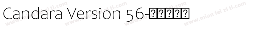 Candara Version 56字体转换